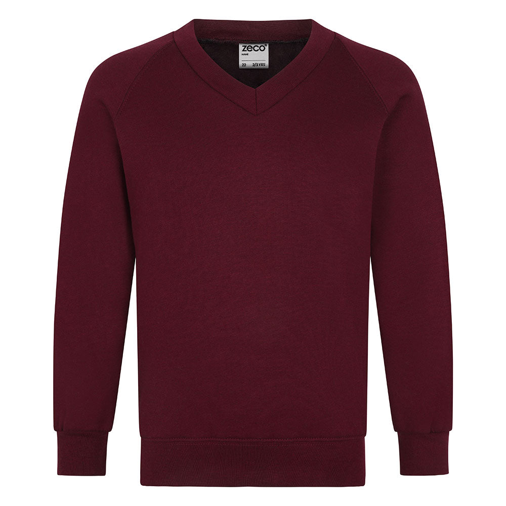 Sainte-Cécile Annecy - Collège - Sweat col V avec marquage coeur